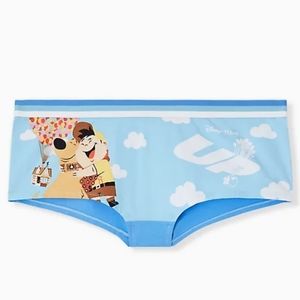 torrid disney pixar up cotton boyshort panty size 1 and size 0 NWT